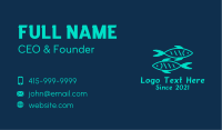 Green Twin Fish  Business Card Image Preview