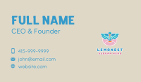 Dream Pastel Stork Business Card Image Preview