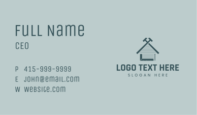House Tool Property Construction Business Card Image Preview