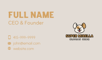 Cute Puppy Dog Business Card Image Preview