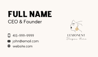 Woman Luxe Jewelry Business Card Image Preview