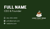 Coffee Cup Doughnut Business Card Preview