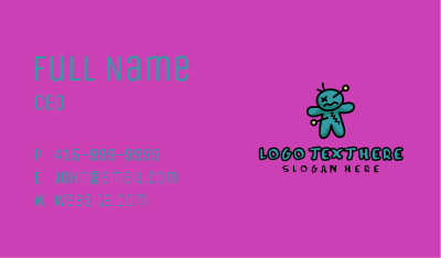 Voodoo Doll Curse Business Card