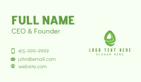 Green E Gemstone Business Card Design