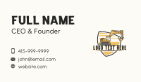 Industrial Construction Excavation Business Card Preview