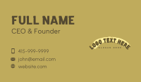 Rustic Pub Bar Wordmark Business Card Image Preview