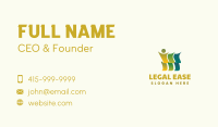 Abstract People Foundation Business Card Image Preview