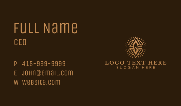 Candle Light Handicraft Business Card Design Image Preview