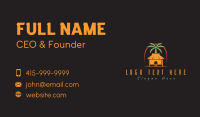 Tropical House Residence Business Card Preview