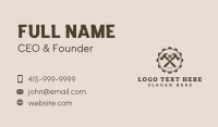 Home Construction Hammer Business Card Preview