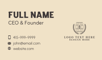 Grape Wine Distillery Business Card Design