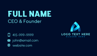 Startup Studio Letter A Business Card Image Preview