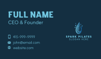 Water Droplet Splash Business Card Image Preview