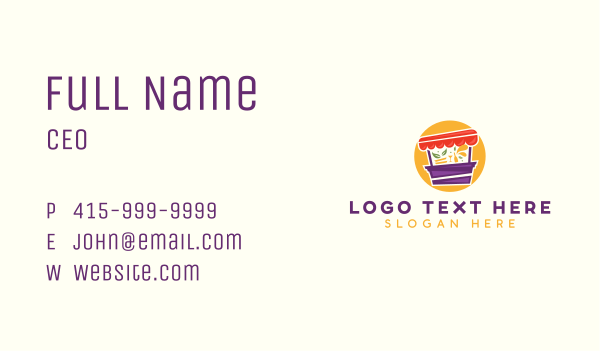 Food Stall Eatery Business Card Design Image Preview