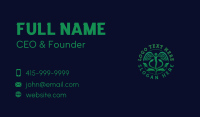 Natural Healthcare Caduceus Business Card Design