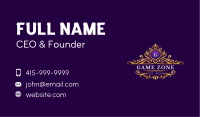 Crown Elegant Ornament Business Card Image Preview