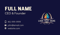 Thermal Hot Cold Business Card Preview