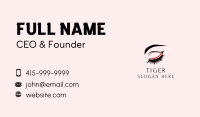 Beauty Eyelashes Salon Business Card Image Preview