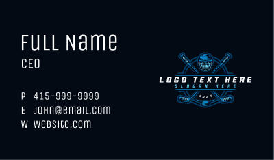 Hockey Sports Varsity Business Card Image Preview