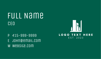 Corporate Business Building Business Card