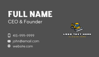 Industrial Skid Steer Excavator Business Card Preview