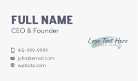 Ink Brush Beauty Business Card Image Preview