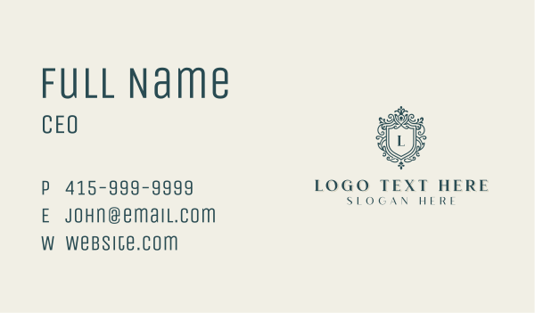 Royalty Fashion Boutique Business Card Design Image Preview