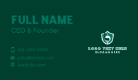 Golf Club Sports Shield Business Card Image Preview