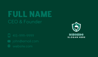 Golf Club Sports Shield Business Card Image Preview
