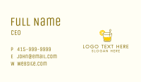 Lemon Cocktail Drink Business Card Image Preview