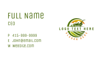 Landscaping Lawn Mower Business Card Image Preview