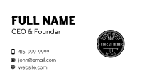 Crown Artisanal Agency Business Card Design