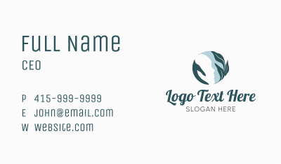 Organic Mental Care Business Card Image Preview