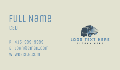 Automotive Truck Vehicle Business Card Image Preview