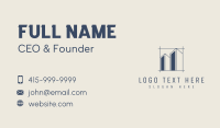 Minimalist Corporate Building Business Card Design