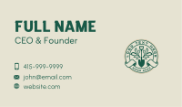 Gardening Plant Shovel Business Card Image Preview