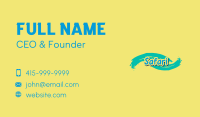 Graffiti Mural Wordmark Business Card Image Preview