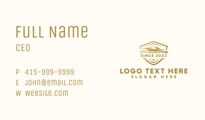 Car Vehicle Badge Business Card Image Preview