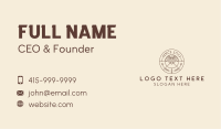 Native Arrow Mountain Badge Business Card Image Preview