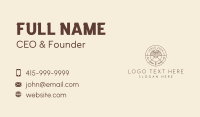 Native Arrow Mountain Badge Business Card Preview