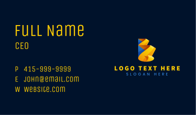Creative Advertising Startup Business Card Image Preview