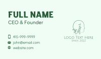 Organic Mental Health Therapy  Business Card Preview