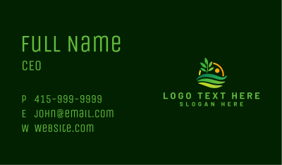 Landscape Gardening Plant Business Card Image Preview