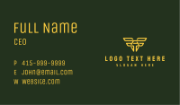 Aviation Wings Letter A Business Card Image Preview