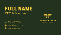 Aviation Wings Letter A Business Card Preview