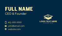 University Graduation Cap Business Card Preview