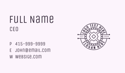 Generic Business Agency Business Card Image Preview