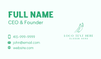 Minimalistic Owl Line Business Card Design