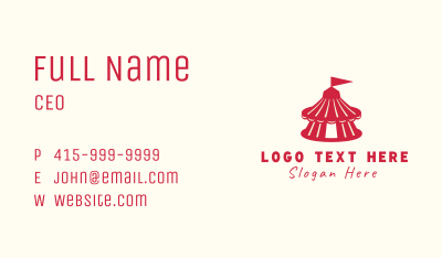 Country Fair Carnival Business Card Image Preview