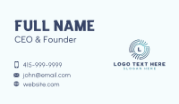 Technology Business Company Business Card Preview